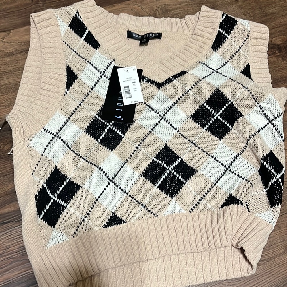 argyle sweater